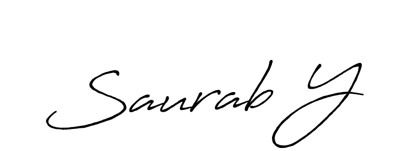 You should practise on your own different ways (Antro_Vectra_Bolder) to write your name (Saurab Y) in signature. don't let someone else do it for you. Saurab Y signature style 7 images and pictures png