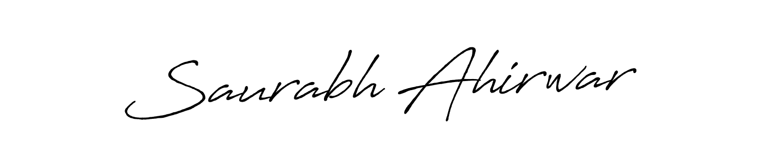 Once you've used our free online signature maker to create your best signature Antro_Vectra_Bolder style, it's time to enjoy all of the benefits that Saurabh Ahirwar name signing documents. Saurabh Ahirwar signature style 7 images and pictures png