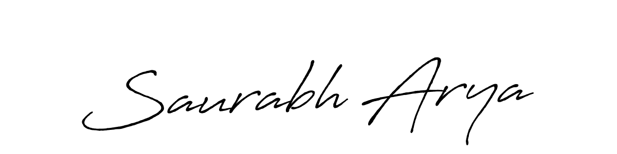 It looks lik you need a new signature style for name Saurabh Arya. Design unique handwritten (Antro_Vectra_Bolder) signature with our free signature maker in just a few clicks. Saurabh Arya signature style 7 images and pictures png