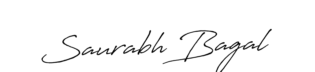 Create a beautiful signature design for name Saurabh Bagal. With this signature (Antro_Vectra_Bolder) fonts, you can make a handwritten signature for free. Saurabh Bagal signature style 7 images and pictures png