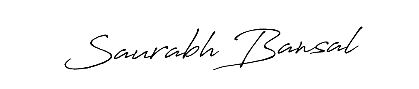 Once you've used our free online signature maker to create your best signature Antro_Vectra_Bolder style, it's time to enjoy all of the benefits that Saurabh Bansal name signing documents. Saurabh Bansal signature style 7 images and pictures png