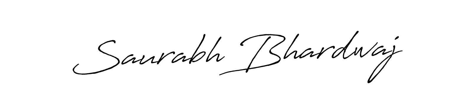 Make a beautiful signature design for name Saurabh Bhardwaj. With this signature (Antro_Vectra_Bolder) style, you can create a handwritten signature for free. Saurabh Bhardwaj signature style 7 images and pictures png