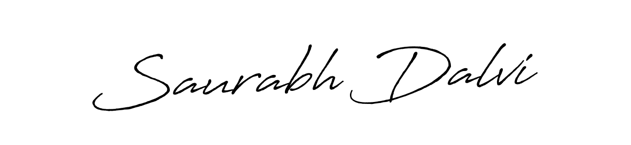 Saurabh Dalvi stylish signature style. Best Handwritten Sign (Antro_Vectra_Bolder) for my name. Handwritten Signature Collection Ideas for my name Saurabh Dalvi. Saurabh Dalvi signature style 7 images and pictures png