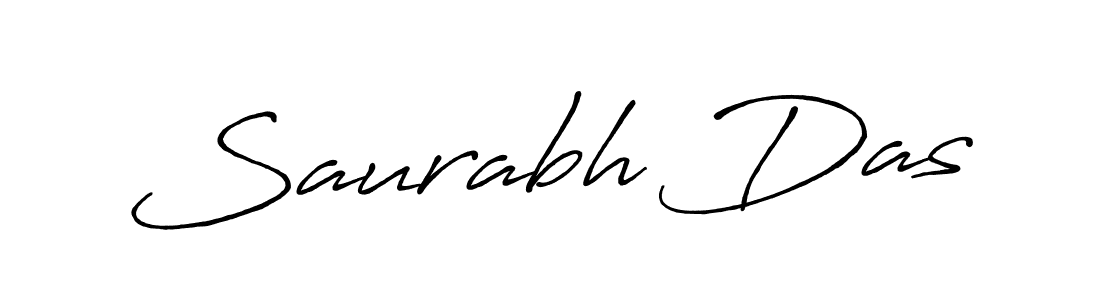 How to make Saurabh Das signature? Antro_Vectra_Bolder is a professional autograph style. Create handwritten signature for Saurabh Das name. Saurabh Das signature style 7 images and pictures png