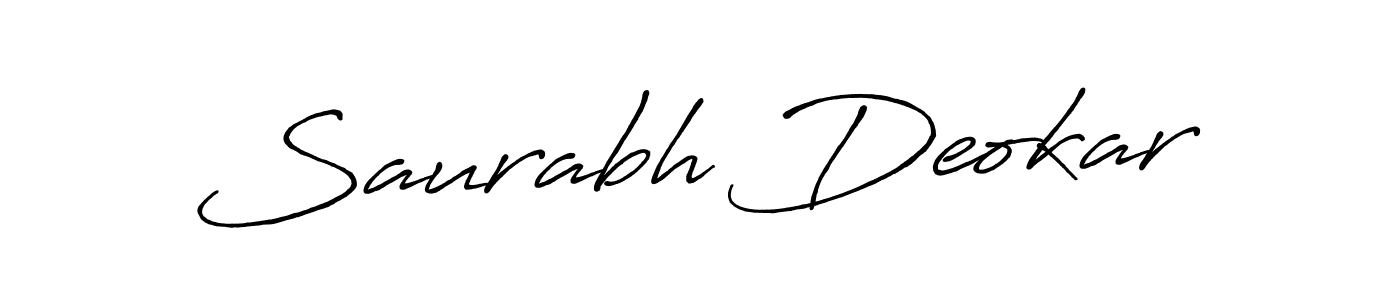 How to make Saurabh Deokar signature? Antro_Vectra_Bolder is a professional autograph style. Create handwritten signature for Saurabh Deokar name. Saurabh Deokar signature style 7 images and pictures png