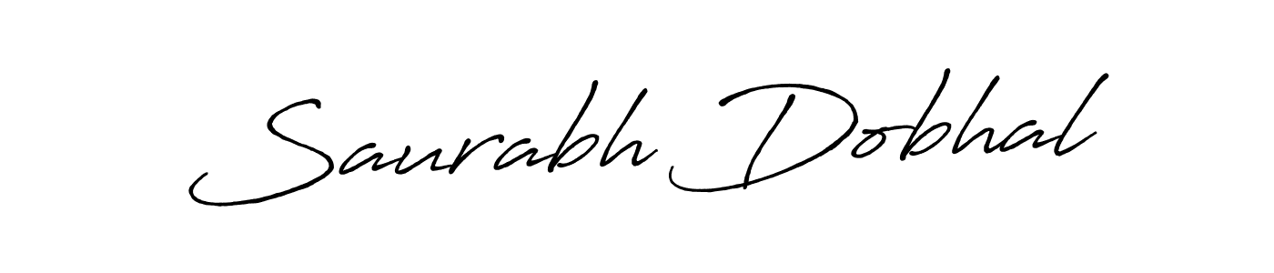 Also we have Saurabh Dobhal name is the best signature style. Create professional handwritten signature collection using Antro_Vectra_Bolder autograph style. Saurabh Dobhal signature style 7 images and pictures png