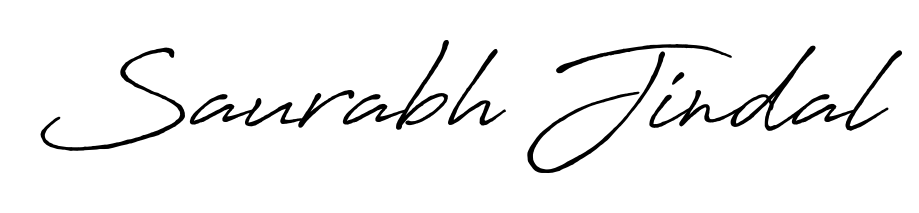 Also we have Saurabh Jindal name is the best signature style. Create professional handwritten signature collection using Antro_Vectra_Bolder autograph style. Saurabh Jindal signature style 7 images and pictures png
