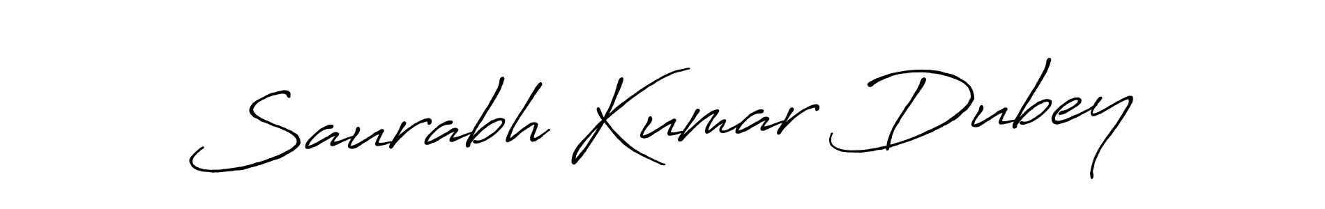 Create a beautiful signature design for name Saurabh Kumar Dubey. With this signature (Antro_Vectra_Bolder) fonts, you can make a handwritten signature for free. Saurabh Kumar Dubey signature style 7 images and pictures png