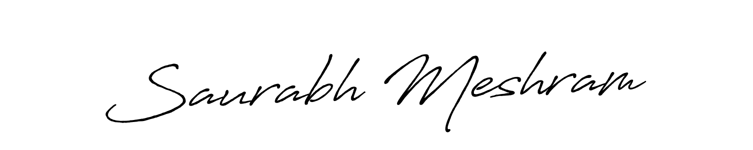 You can use this online signature creator to create a handwritten signature for the name Saurabh Meshram. This is the best online autograph maker. Saurabh Meshram signature style 7 images and pictures png