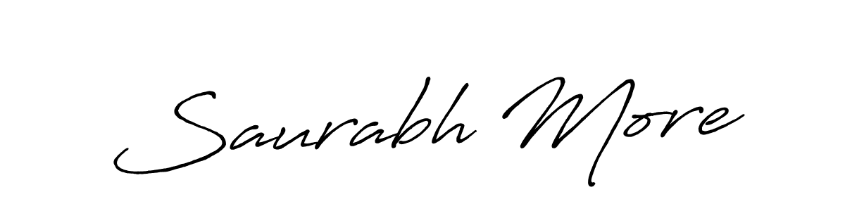 Antro_Vectra_Bolder is a professional signature style that is perfect for those who want to add a touch of class to their signature. It is also a great choice for those who want to make their signature more unique. Get Saurabh More name to fancy signature for free. Saurabh More signature style 7 images and pictures png