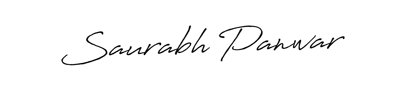 Use a signature maker to create a handwritten signature online. With this signature software, you can design (Antro_Vectra_Bolder) your own signature for name Saurabh Panwar. Saurabh Panwar signature style 7 images and pictures png