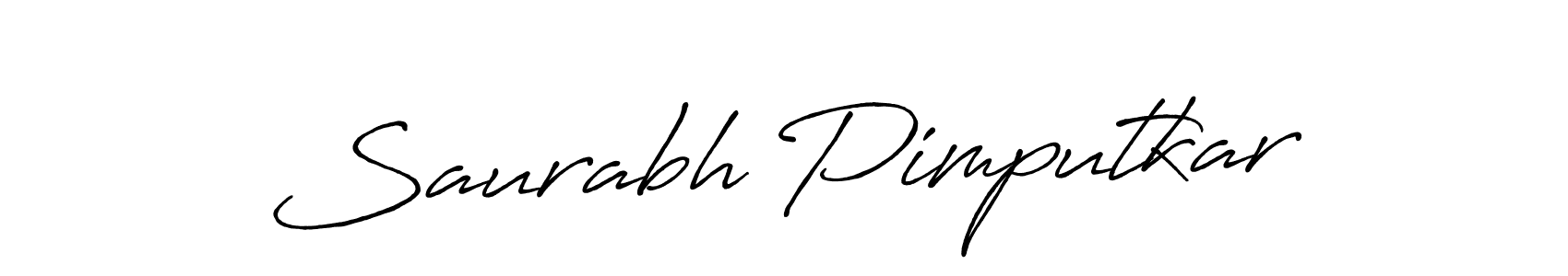 Antro_Vectra_Bolder is a professional signature style that is perfect for those who want to add a touch of class to their signature. It is also a great choice for those who want to make their signature more unique. Get Saurabh Pimputkar name to fancy signature for free. Saurabh Pimputkar signature style 7 images and pictures png
