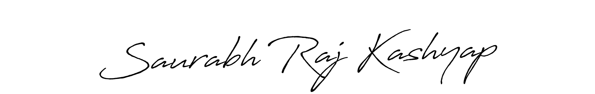 How to make Saurabh Raj Kashyap name signature. Use Antro_Vectra_Bolder style for creating short signs online. This is the latest handwritten sign. Saurabh Raj Kashyap signature style 7 images and pictures png
