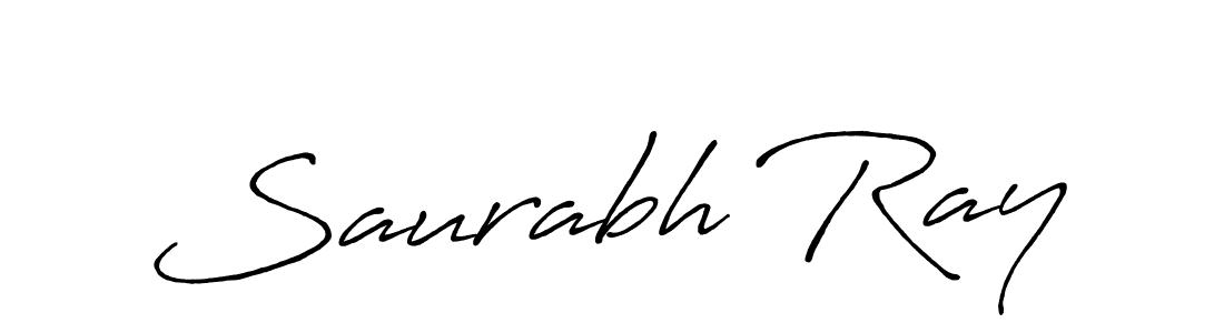 How to make Saurabh Ray signature? Antro_Vectra_Bolder is a professional autograph style. Create handwritten signature for Saurabh Ray name. Saurabh Ray signature style 7 images and pictures png