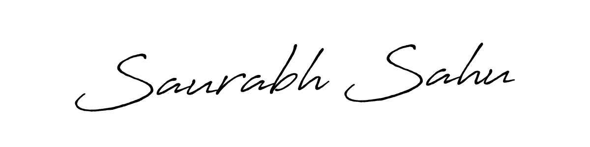 Also we have Saurabh Sahu name is the best signature style. Create professional handwritten signature collection using Antro_Vectra_Bolder autograph style. Saurabh Sahu signature style 7 images and pictures png