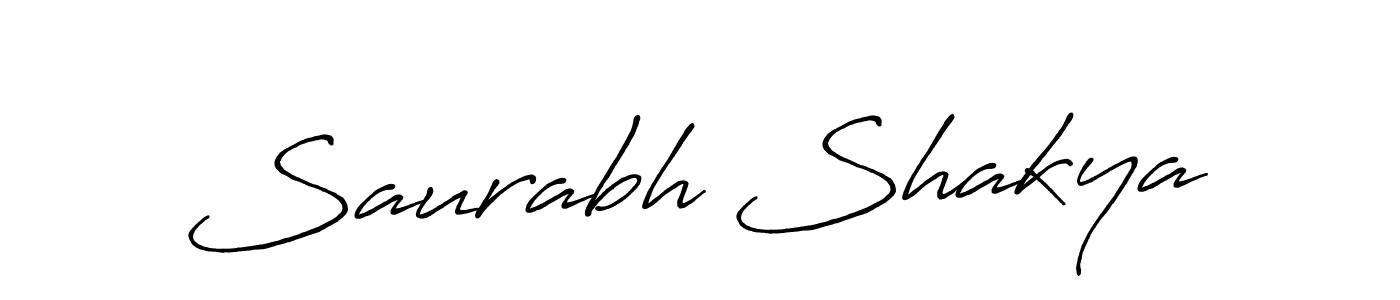 Design your own signature with our free online signature maker. With this signature software, you can create a handwritten (Antro_Vectra_Bolder) signature for name Saurabh Shakya. Saurabh Shakya signature style 7 images and pictures png