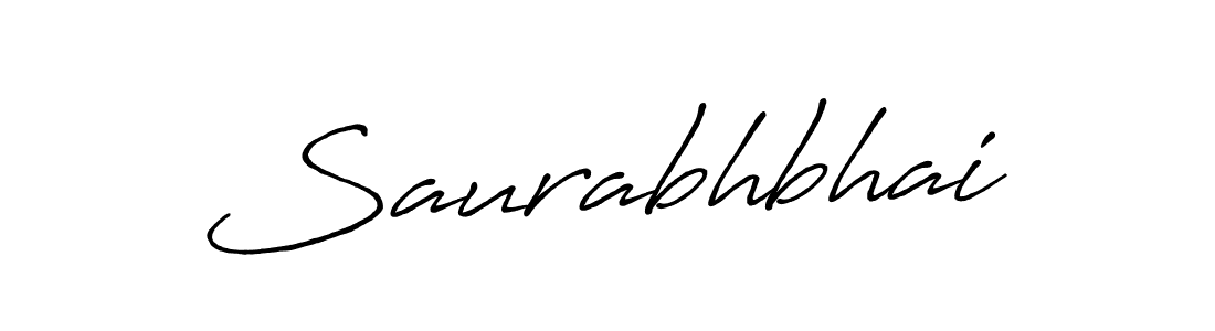 Design your own signature with our free online signature maker. With this signature software, you can create a handwritten (Antro_Vectra_Bolder) signature for name Saurabhbhai. Saurabhbhai signature style 7 images and pictures png