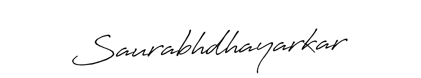 Saurabhdhayarkar stylish signature style. Best Handwritten Sign (Antro_Vectra_Bolder) for my name. Handwritten Signature Collection Ideas for my name Saurabhdhayarkar. Saurabhdhayarkar signature style 7 images and pictures png