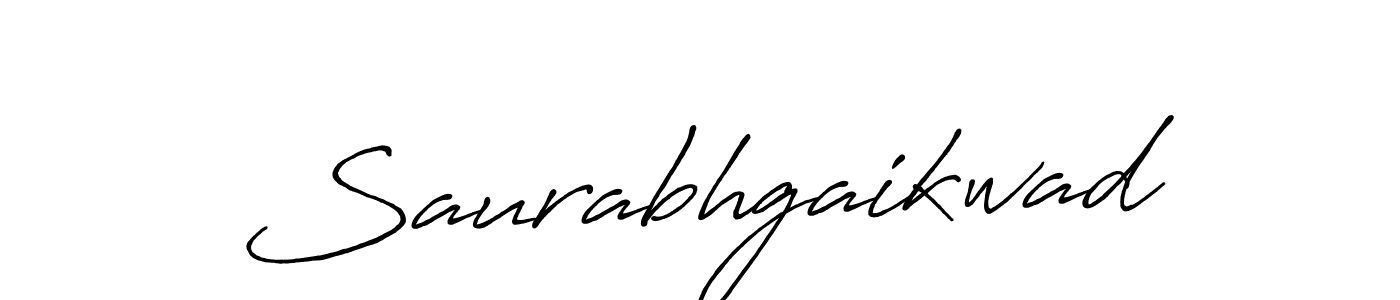 How to make Saurabhgaikwad name signature. Use Antro_Vectra_Bolder style for creating short signs online. This is the latest handwritten sign. Saurabhgaikwad signature style 7 images and pictures png