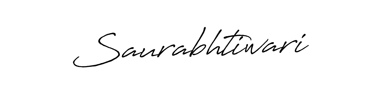 Saurabhtiwari stylish signature style. Best Handwritten Sign (Antro_Vectra_Bolder) for my name. Handwritten Signature Collection Ideas for my name Saurabhtiwari. Saurabhtiwari signature style 7 images and pictures png