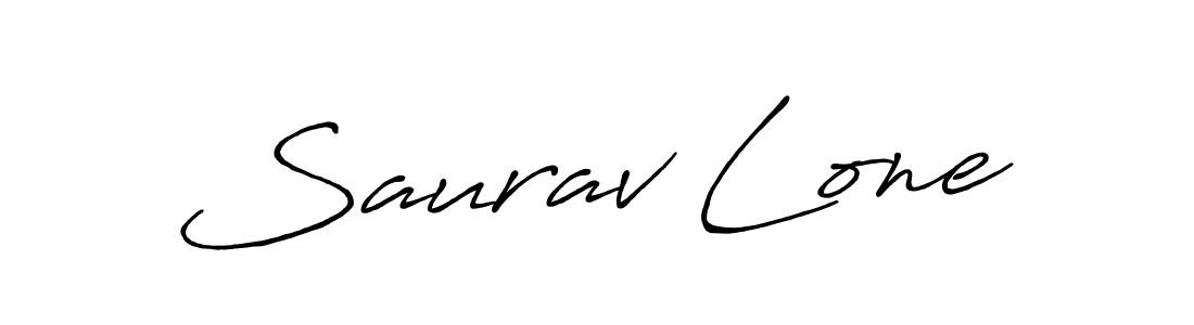 Design your own signature with our free online signature maker. With this signature software, you can create a handwritten (Antro_Vectra_Bolder) signature for name Saurav Lone. Saurav Lone signature style 7 images and pictures png