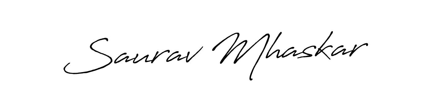 Also You can easily find your signature by using the search form. We will create Saurav Mhaskar name handwritten signature images for you free of cost using Antro_Vectra_Bolder sign style. Saurav Mhaskar signature style 7 images and pictures png