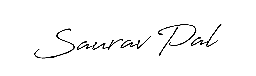 How to make Saurav Pal name signature. Use Antro_Vectra_Bolder style for creating short signs online. This is the latest handwritten sign. Saurav Pal signature style 7 images and pictures png