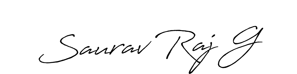 This is the best signature style for the Saurav Raj G name. Also you like these signature font (Antro_Vectra_Bolder). Mix name signature. Saurav Raj G signature style 7 images and pictures png