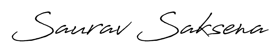 The Antro_Vectra_Bolder font gives name Saurav Saksena a signature that looks effortless yet distinguished. Download high-res PNG instantly. Saurav Saksena signature style 7 images and pictures png