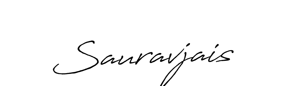 How to make Sauravjais name signature. Use Antro_Vectra_Bolder style for creating short signs online. This is the latest handwritten sign. Sauravjais signature style 7 images and pictures png