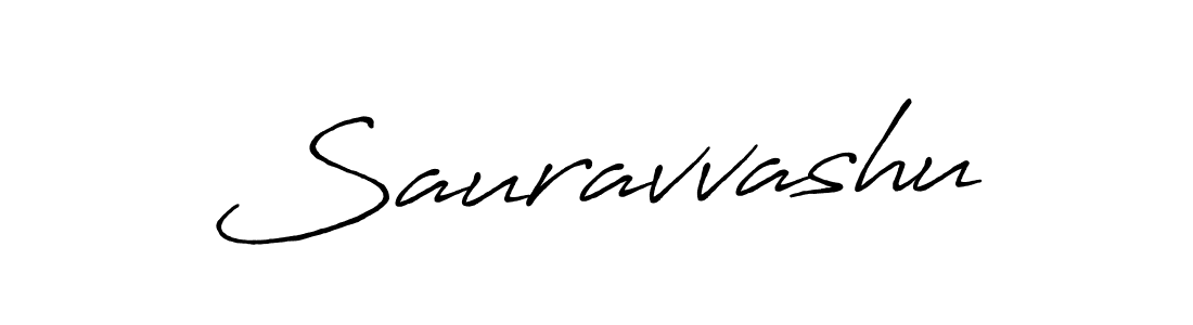 Create a beautiful signature design for name Sauravvashu. With this signature (Antro_Vectra_Bolder) fonts, you can make a handwritten signature for free. Sauravvashu signature style 7 images and pictures png