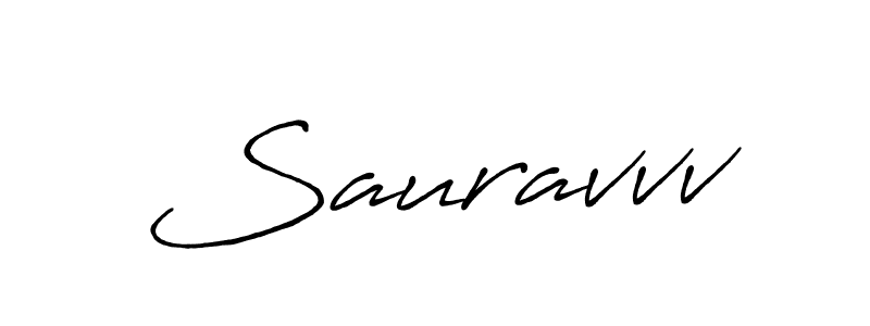 if you are searching for the best signature style for your name Sauravvv. so please give up your signature search. here we have designed multiple signature styles  using Antro_Vectra_Bolder. Sauravvv signature style 7 images and pictures png