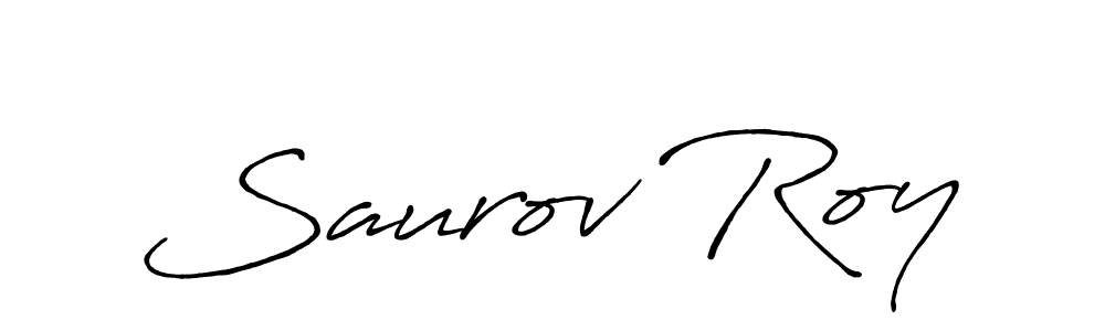 Saurov Roy stylish signature style. Best Handwritten Sign (Antro_Vectra_Bolder) for my name. Handwritten Signature Collection Ideas for my name Saurov Roy. Saurov Roy signature style 7 images and pictures png