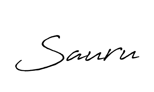 Design your own signature with our free online signature maker. With this signature software, you can create a handwritten (Antro_Vectra_Bolder) signature for name Sauru. Sauru signature style 7 images and pictures png