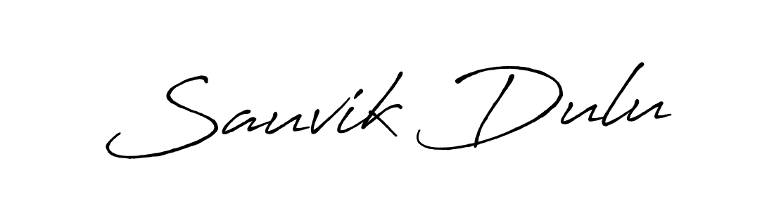 if you are searching for the best signature style for your name Sauvik Dulu. so please give up your signature search. here we have designed multiple signature styles  using Antro_Vectra_Bolder. Sauvik Dulu signature style 7 images and pictures png