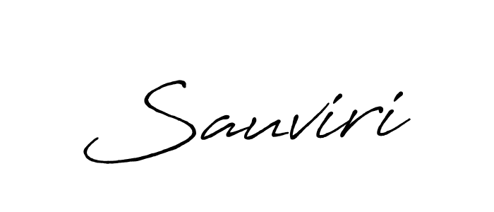 Create a beautiful signature design for name Sauviri. With this signature (Antro_Vectra_Bolder) fonts, you can make a handwritten signature for free. Sauviri signature style 7 images and pictures png