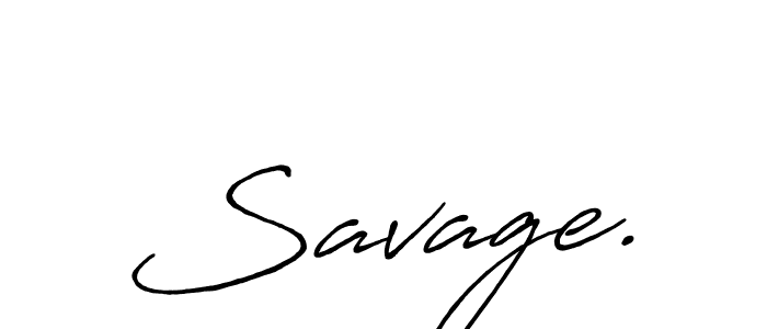 It looks lik you need a new signature style for name Savage.. Design unique handwritten (Antro_Vectra_Bolder) signature with our free signature maker in just a few clicks. Savage. signature style 7 images and pictures png