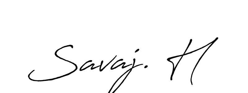 Savaj. H stylish signature style. Best Handwritten Sign (Antro_Vectra_Bolder) for my name. Handwritten Signature Collection Ideas for my name Savaj. H. Savaj. H signature style 7 images and pictures png