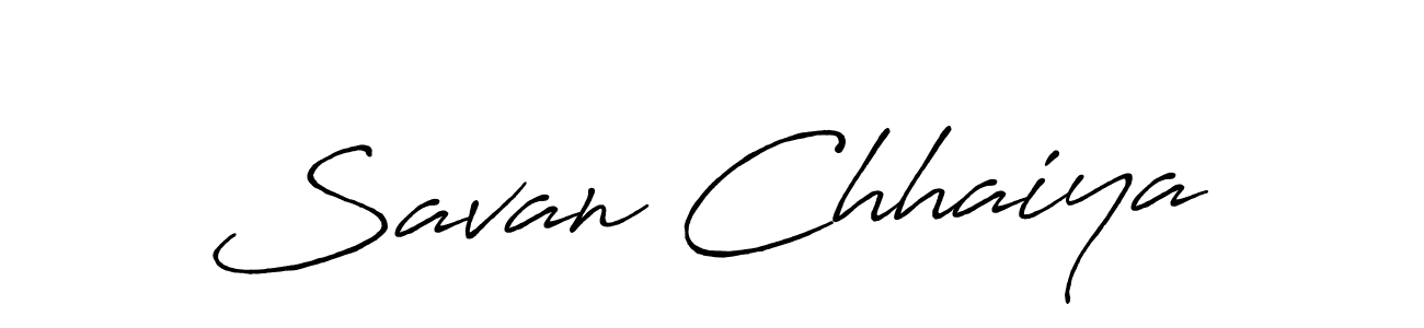 Once you've used our free online signature maker to create your best signature Antro_Vectra_Bolder style, it's time to enjoy all of the benefits that Savan Chhaiya name signing documents. Savan Chhaiya signature style 7 images and pictures png