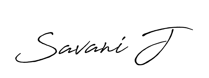 Make a beautiful signature design for name Savani J. Use this online signature maker to create a handwritten signature for free. Savani J signature style 7 images and pictures png