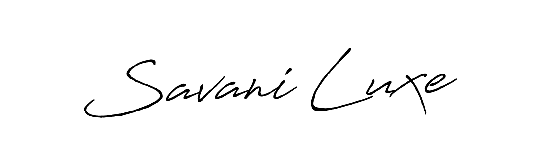 The best way (Antro_Vectra_Bolder) to make a short signature is to pick only two or three words in your name. The name Savani Luxe include a total of six letters. For converting this name. Savani Luxe signature style 7 images and pictures png