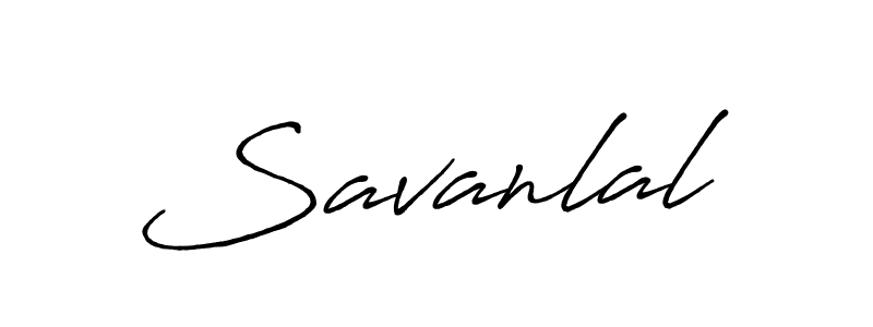 It looks lik you need a new signature style for name Savanlal. Design unique handwritten (Antro_Vectra_Bolder) signature with our free signature maker in just a few clicks. Savanlal signature style 7 images and pictures png