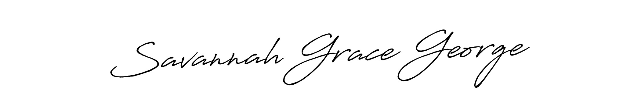 Here are the top 10 professional signature styles for the name Savannah Grace George. These are the best autograph styles you can use for your name. Savannah Grace George signature style 7 images and pictures png