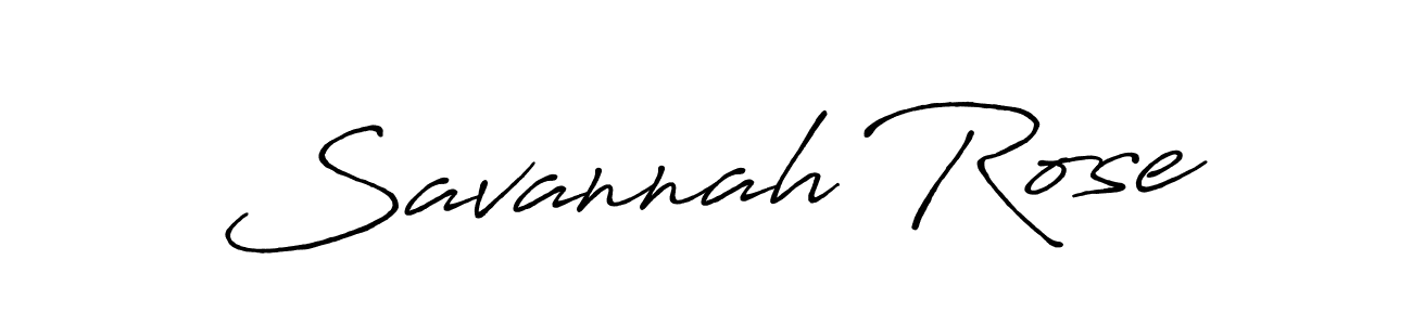 Also You can easily find your signature by using the search form. We will create Savannah Rose name handwritten signature images for you free of cost using Antro_Vectra_Bolder sign style. Savannah Rose signature style 7 images and pictures png
