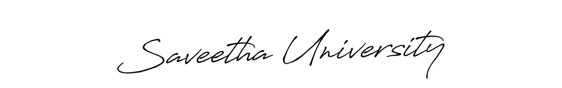if you are searching for the best signature style for your name Saveetha University. so please give up your signature search. here we have designed multiple signature styles  using Antro_Vectra_Bolder. Saveetha University signature style 7 images and pictures png
