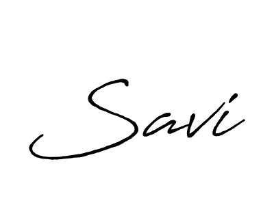 It looks lik you need a new signature style for name Savi. Design unique handwritten (Antro_Vectra_Bolder) signature with our free signature maker in just a few clicks. Savi signature style 7 images and pictures png