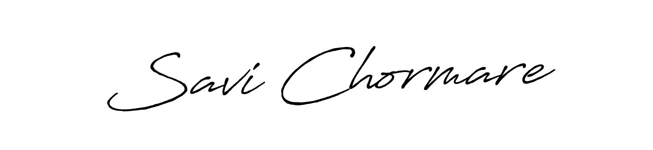 Use a signature maker to create a handwritten signature online. With this signature software, you can design (Antro_Vectra_Bolder) your own signature for name Savi Chormare. Savi Chormare signature style 7 images and pictures png