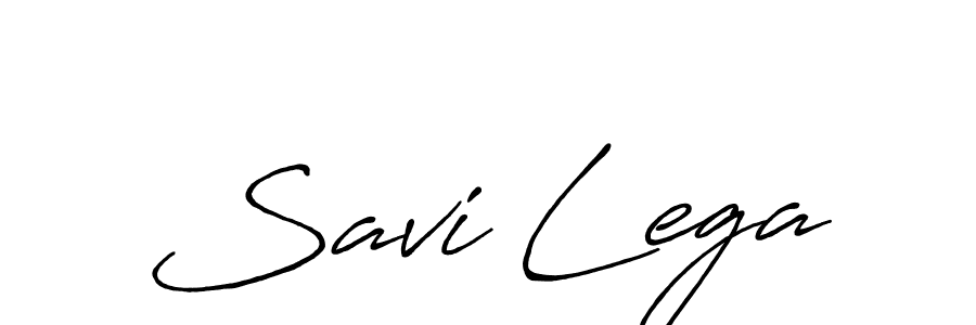 Also we have Savi Lega name is the best signature style. Create professional handwritten signature collection using Antro_Vectra_Bolder autograph style. Savi Lega signature style 7 images and pictures png