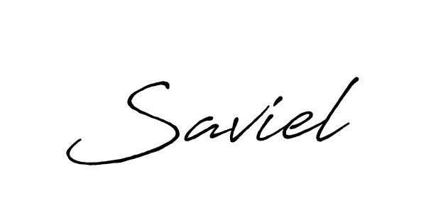 Also You can easily find your signature by using the search form. We will create Saviel name handwritten signature images for you free of cost using Antro_Vectra_Bolder sign style. Saviel signature style 7 images and pictures png