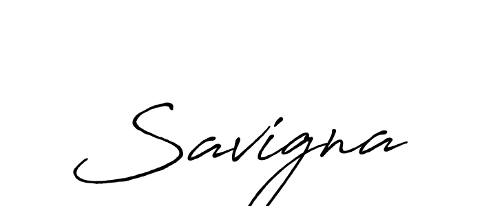 How to make Savigna signature? Antro_Vectra_Bolder is a professional autograph style. Create handwritten signature for Savigna name. Savigna signature style 7 images and pictures png